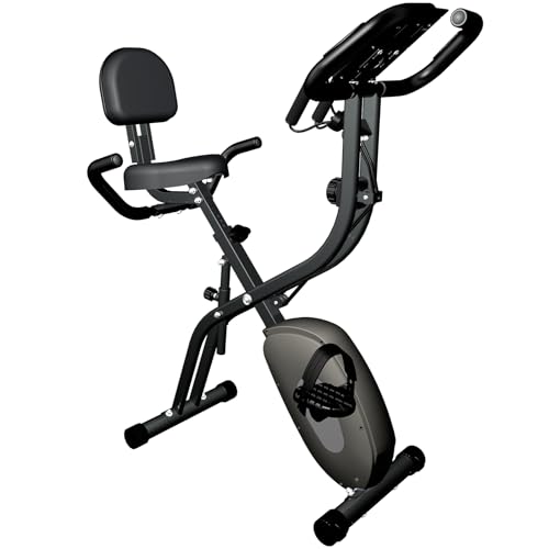 bicicleta estatica,bicicleta estatica plegable,bicicleta estática,Silencioso, ajustable: inclinación, altura y resistencia, con asiento.bicicleta estática,negro.