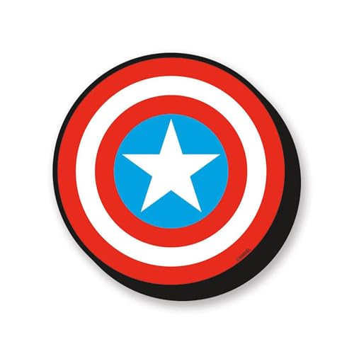 Imán grueso en forma de escudo Capitan America