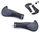 Weanas New Generation Bike Handlebar Grip Soft Gel Inserts Shock Resistance Ergonomics Comfort Design with G2 Screw Lock 1 Pair for Bicycle MTB XC FR Cyling