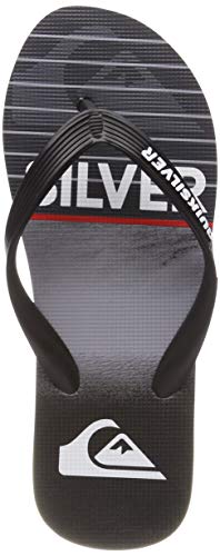 Quiksilver Molokai Highline Slab, Zapatos de Playa y Piscina para Hombre, Negro Black/Grey Xkks, 40 EU
