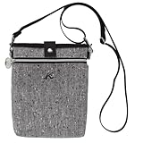 [ブルーミング] Kitamura キタムラ ショルダーポーチ ラメ入りツイード風 ミニショルダー ポシェット 肩掛け 斜め掛け 140256-0001 (グレー)