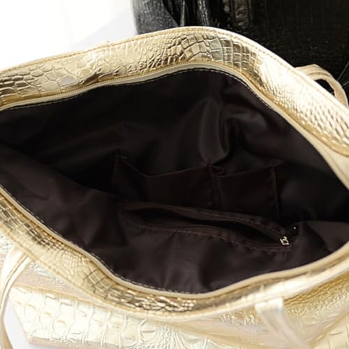 Bolso tote grande para mujer con asa de hombro miniatura 7