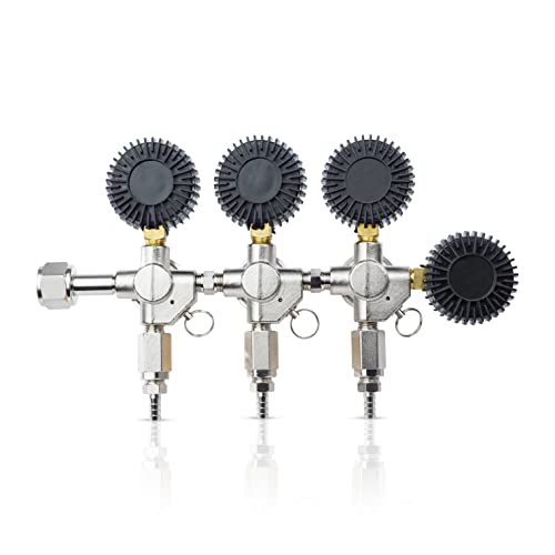 Sparc Premium Triple Output Co2 Regulator Cga320 2Yr Usa Warranty Beer Kombucha #TOP4