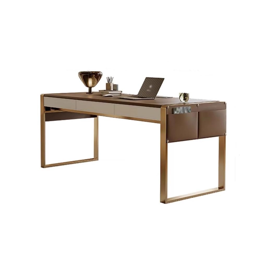 Scrivania Scrivania minimalista, lusso leggero, scrivania moderna for lo studio domestico, scrivania, scrivania for computer, scrivania for ufficio del capo dell'azienda Scrivania del Computer(180*70*