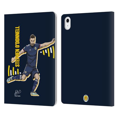 Coque iPad Air 2020/2022 Scotland Football Stephen O'Donnell en cuir