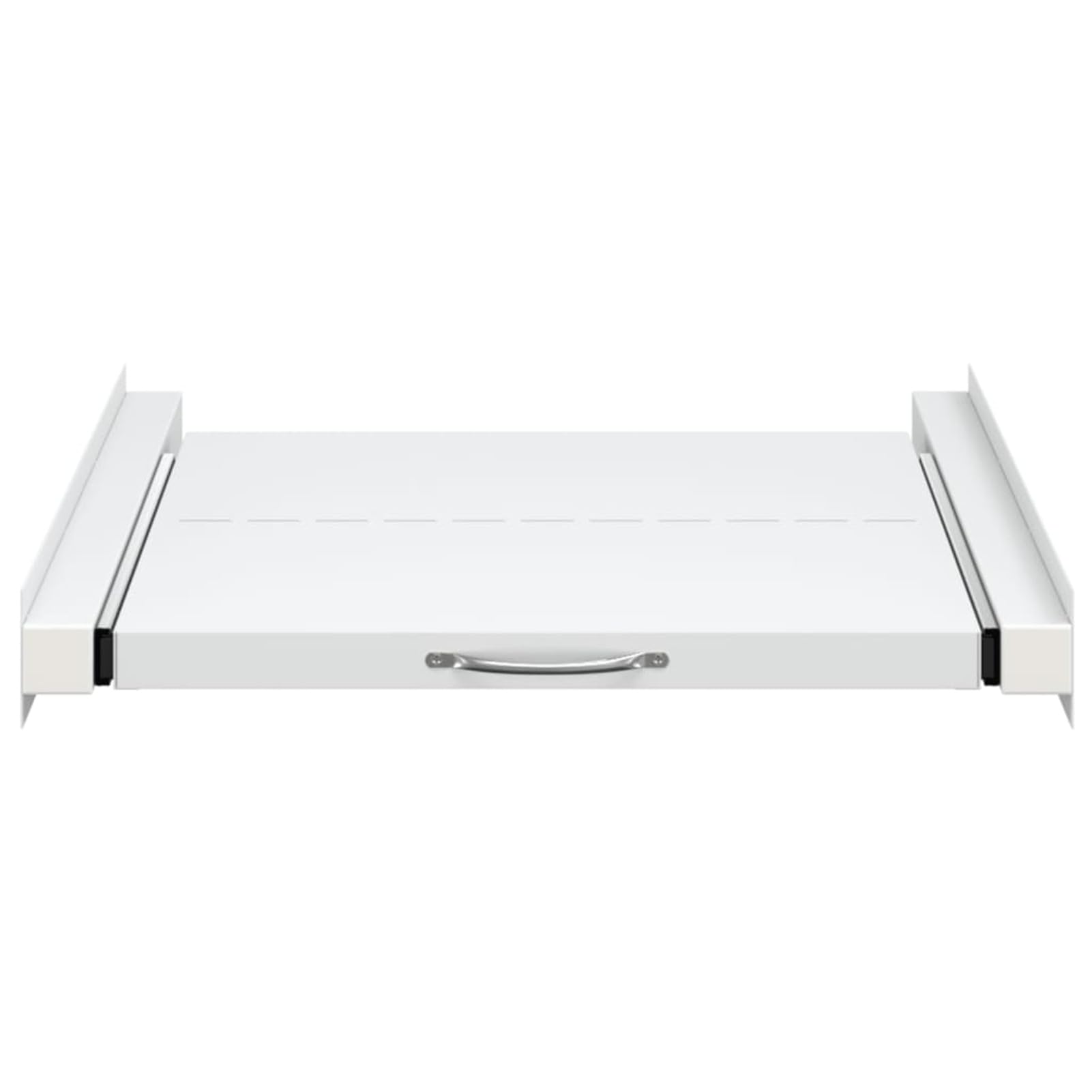 Kit de Apilamiento para Lavadora y Secadora - Adecuado para Varios Modelos, Acero, Blanco, 60x60x8 cm, Capacidad Máxima 80 kg