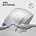 BEZADI 1800W High-Speed Hand Dryer, Automatic Hot & Cold Airflow, Wall Mounted, Compact Commercial Hand Dryer for Home, Industry, Bathroom - 110V, Silver, ABS
