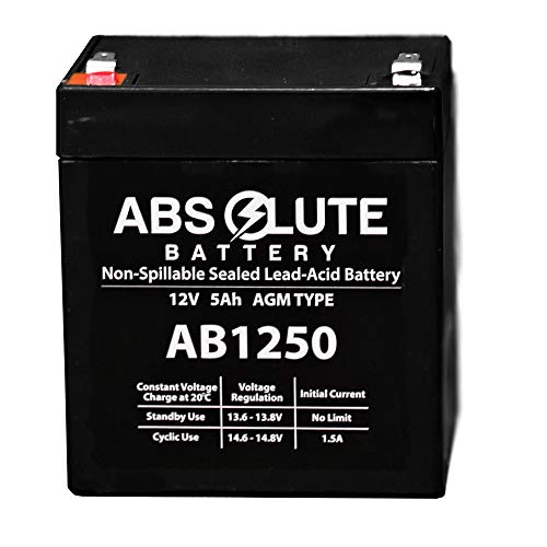 New AB1250 12V 5AH SLA Replacement Battery Liebert PowerSure Personal PSP 300