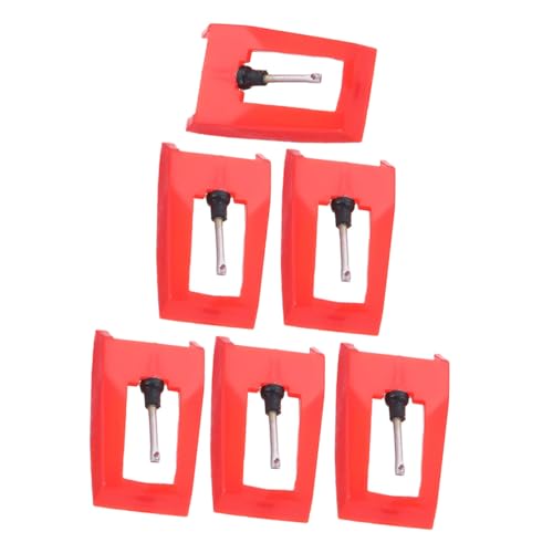GOOHOCHY 6pièces Aiguilles De Stylet Lot Pour Phonographe Capteurs De Remplacement Stylets De Tourne-disque Fixation De Aiguilles De Tourne-disque