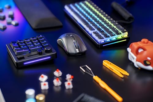 Image of Glorious Gaming Model O 2 Wireless Gaming Mouse - Hybrid 2.4GHz & Bluetooth Wireless, 68g Superlight, Long Battery Life, 26k BAMF 2.0 Sensor, RGB, Ambidextrous, 6 Buttons, PTFE Feet - Black