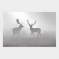 SIGNWIN Framed Canvas Wall Art Black and White Flower Canvas Prints Home Artwork Decoration for Living Room,Bedroom - 16