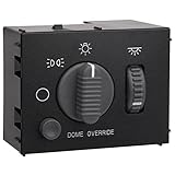 Obaee Headlight Switch Instrument Panel Dimmer Light Switch Compatible with Chevy Avalanche, Silverado, Suburban, Tahoe & GMC Sierra, Yukon 1999-2002, Replaces OE 15755595, D1534G, DS-968
