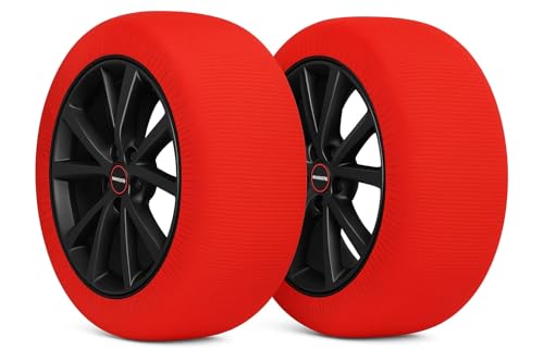 RICAMBYCAR Calze da Neve Taglia XL, omologate Italia EN 16662-1,