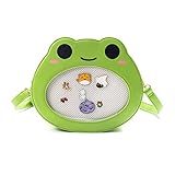 Elallin Cartoon Frog Cute Ita Bag Crossbody Purse Backpack for Women Birthday Gift