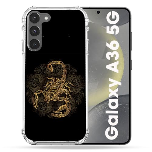 Coque Samsung A36 5G antichoc rigide motif scorpion