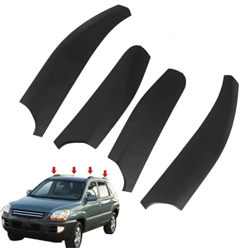 Tapas de riel de techo para baca Kia Sportage 2004 a 2007 3