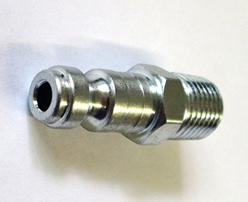 QC CP01 - Steel Parker/Tru-Flate Style 1/4'' Pneumatic Nipple 1/4'' Male Pipe Mates with C01 and C02