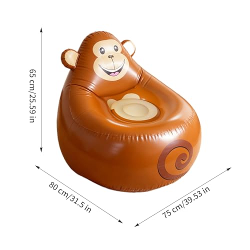 Sofá inflable plegable infantil sillón de camping patio playa viajes e interior 7