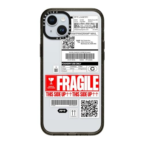 Coque iPhone 15 Plus CASETiFY Impact noir transparent premium protection anti-choc - 4