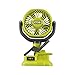 Ryobi RCF18-0 18 V ONE+ bezprzewodowy wentylator zaciskowy 10 cm (nagie narzędzie)
