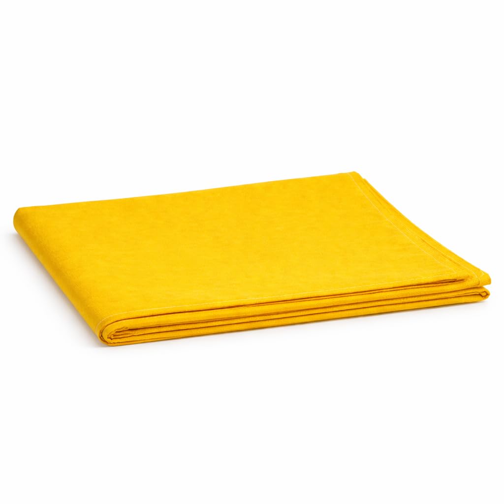 1.25 Meter Yellow Pooja God Aasan Cloth for Mandir| Pila Cotton Chowki Kapda | Puja Cloth for Puja Table, Deity Idols, and Altar | Worship Mat for Home Temple-image-35