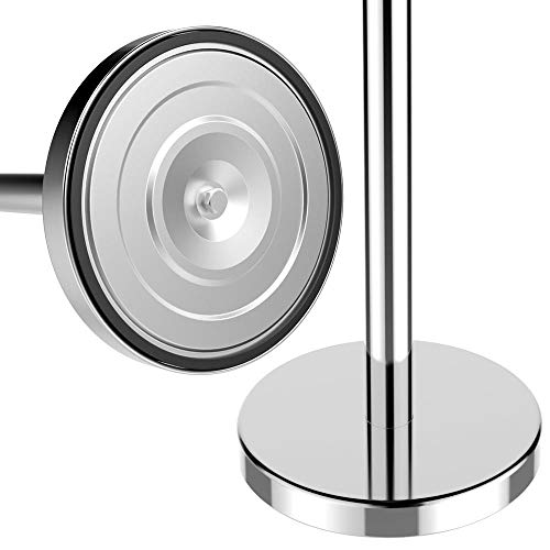 Yaheetech 4Pcs Crowd Control Stanchions - 6.5Ft Red Velvet Rope Retractable Stanchion Posts Barrier & 39.4'' Height Stainless Steel Polish Stanchion Set For Theater Hotels Clubs Museums - Silver #TOP7