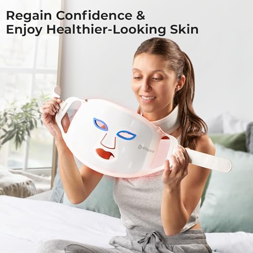 LifePro-Red-Light-Therapy-Face-Mask-Led-Face-Mask-Light-Therapy-3-Color-Blue-Red-Light-Therapy-for-Face-and-Neck-Portable-Light-Therapy-Mask-for-Skin-Care-at-Home-Facial