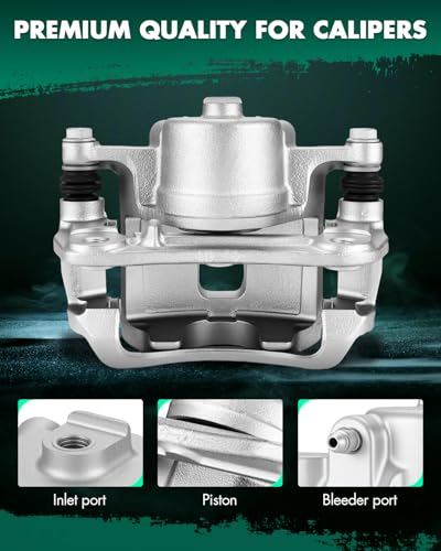 Image of SCITOO Front Left+Right Brake Calipers With Bracket 18B4881 18B4880 Compatible For Chevrolet Cobalt 2005-2010 For Pontiac G5 2007-2009 For Pontiac Pursuit 2005-2006