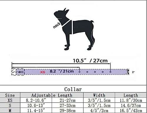 haoyueer Spiked Studded Leather Dog Collar Mushrooms Rivets Cat Collar for Small Medium Dog Cat Puppy Kitty (M, Blue) - Image 2