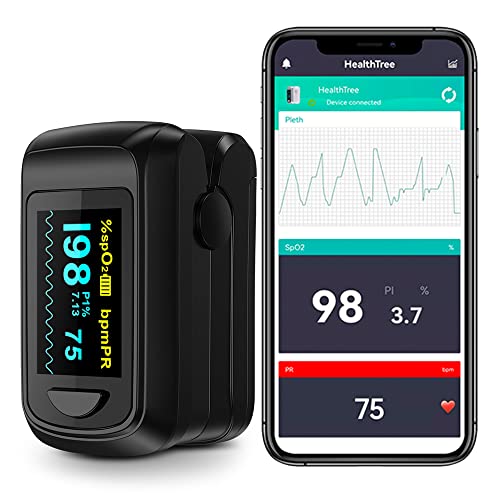 Fingertip Pulse Oximeter Blood Oxygen Monitor Pulse Ox, This Product Is for Sports or Aviation Use Only and Not for Medical Use