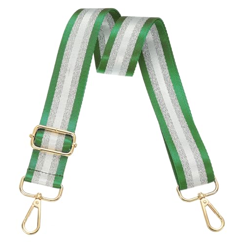 Image of PATIKIL Purse Strap, Wide Shoulder Strap Adjustable Crossbody Bag Straps Universal Replacement Shoulder Bag Belt for Women's Handbags Canvas Guitar Bag Backpack, Green