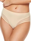 zara basic Höschen mit normaler Taille Gorteks Zara-F Panty, Basic Höschen, Cotton Schritt, Komfort (as3, Numeric, Numeric_40, Regular, Regular, Beige)