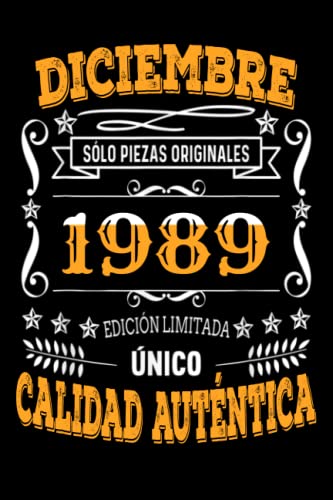 CUADERNO, diciembre 1989, 33 Años Siendo Genial: Regalo de 33 cumpleaños para mujeres y hombres, ideas de 33 cumpleaños Regalo un cumpleaños divertido Regalo , regalo de 33 cumpleaños para él/ella.