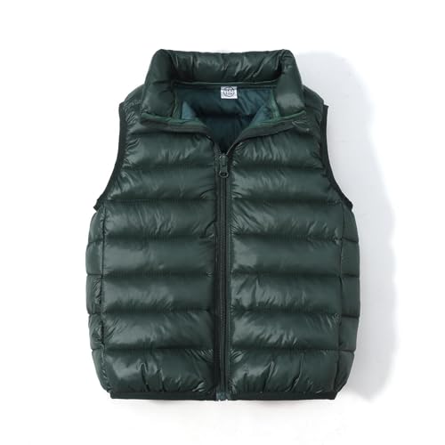 Girls Puffer Vest Kids Winter Sleeveless Zip Up Down Jacket with Pockets Lightweight Warm Stand Collar Qulited Down Vest2