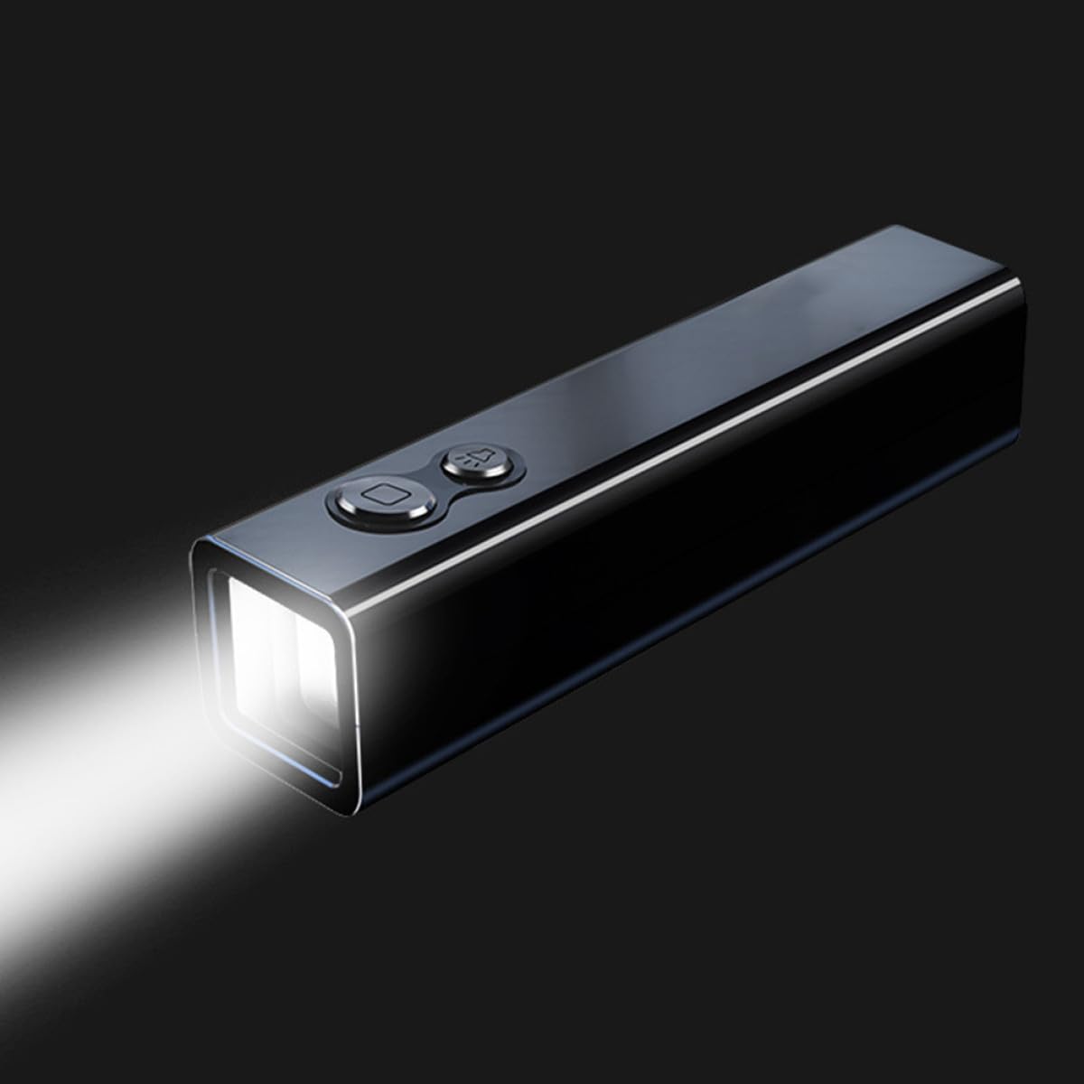 Bolígrafo Detector de Fluorescencia Violeta 365 Nm, Linterna LED Ultravioleta Portátil de Aleación de Aluminio Negra, Prueba de Billetes Falsos y Detección de Agentes