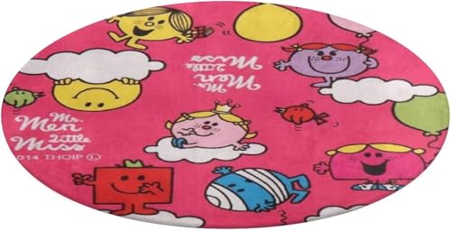 Mr Men And Little Miss ~` O 􂦂 z  ~ߕt O}bg J[ybg k y ܂ `FA}bg h ϖՐ 90cm tďH~  Eh ی^ O }bg I[V[Y tA}bg 