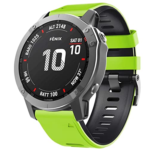 Bracelet en silicone de rechange 26 mm pour Garmin Fenix finition agate