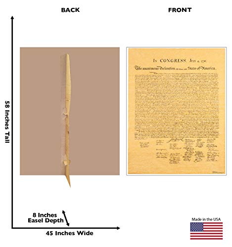 Image of Cardboard People Declaration of Independence Life Size Cardboard Cutout Standup