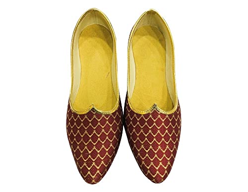 Stop n Style Mens Sherwani Punjabi Jutti Bridal Shoes Indian Ethnic Mojari2