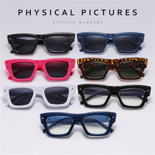 Lunettes rétro lumière bleue à clous de riz pour femme au style intemporel - 5
