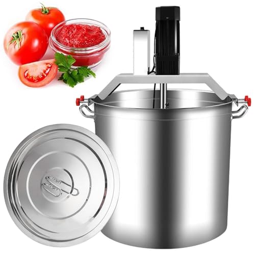 Batidora De Alimentos AutomáTica - Batidora De Alimentos Comercial De 300 W, Raspador De 4 Cuchillas, Para Preparar Mermeladas, Salsas, Rellenos, Condimentos Para Ollas Calientes, Sopas Y Salsas, 220