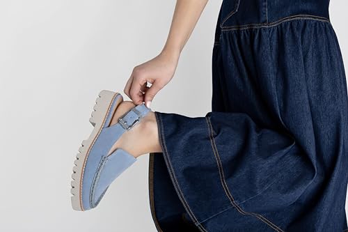 Image of Donald Pliner Women's Essex Slingback Loafers for Women - Comfortable Women's Shoes with EVA Lug Sole, Slingback Shoes