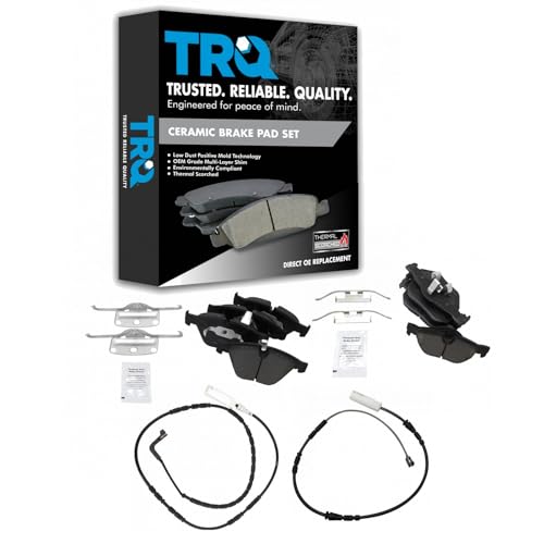 TRQ Front and Rear Ceramic Brake Pad Set by TRQ - Used condition - US$26.62