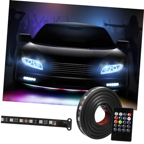 Tiras de luces inferiores led RGB para personalizar autos Mikinona