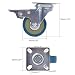 GBL - 4 Ruedas para Muebles + Tornillos 200KG | 50mm Ruedas...