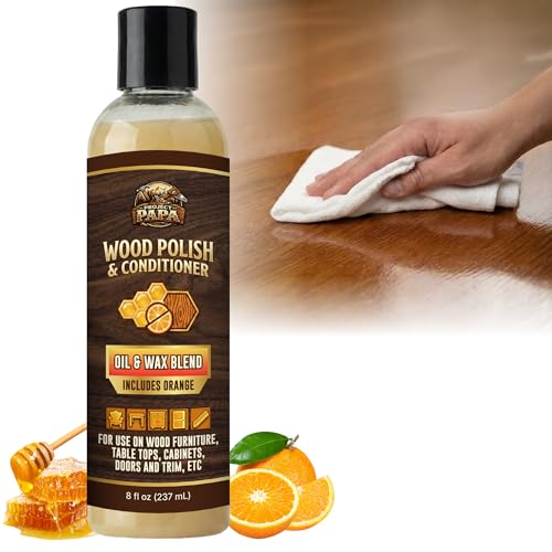 Natural Wood Polish & Conditioner Orange Oil - Beeswax