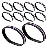 Parliky 30 Stück Silikonarmbänder Brustkrebs Awareness Armbänder Motivationsbänder Unisex Komfortabel Für Fundraising Veranstaltungen Und Gemeinnützige Aufklärung