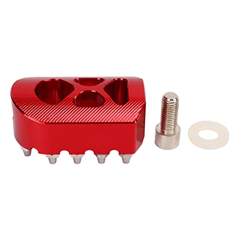 Clavija de cambio de marchas de motocicleta Clavija de pie de palanca de cambio antideslizante giratoria de 360 ​​​​° roja para Touring Street Chopper Bobber, clavija de pie de