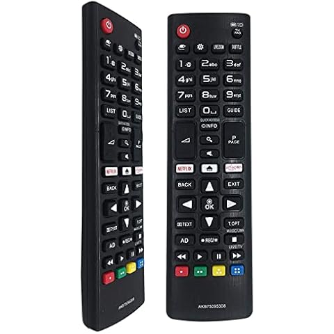 FOXRMT Replacement LG Remote Control AKB75095308 Works for All LG TVs Compatible with LG AKB75675311 AKB75095307 AKB75375608 AKB74915324 and More without Setting-up for Universal LG Smart TV Remotes Cover
