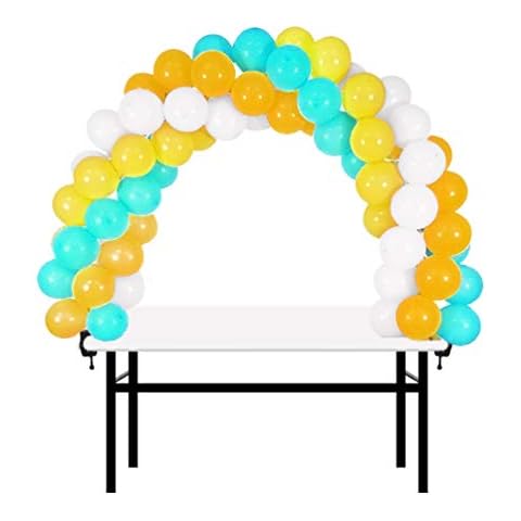 12ft Table Balloon Arch Kit Adjustable Balloon Column Stand for Baby Shower, Birthday, Wedding, Christmas, and 2019 Graduation Party Decoration Cover